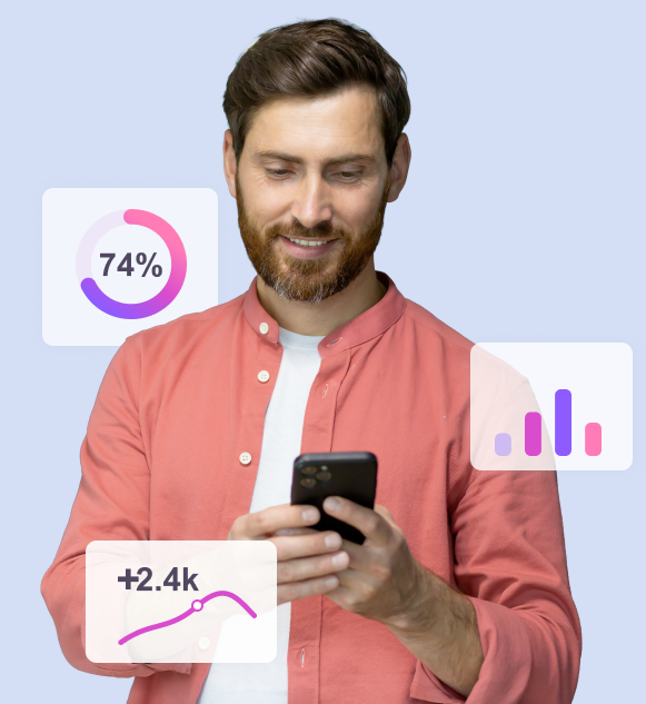 Prospect consultant sa messagerie sur son smartphone